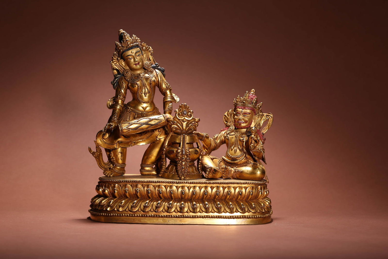 Gilt-Bronze Figure of Deity (1 of 11)