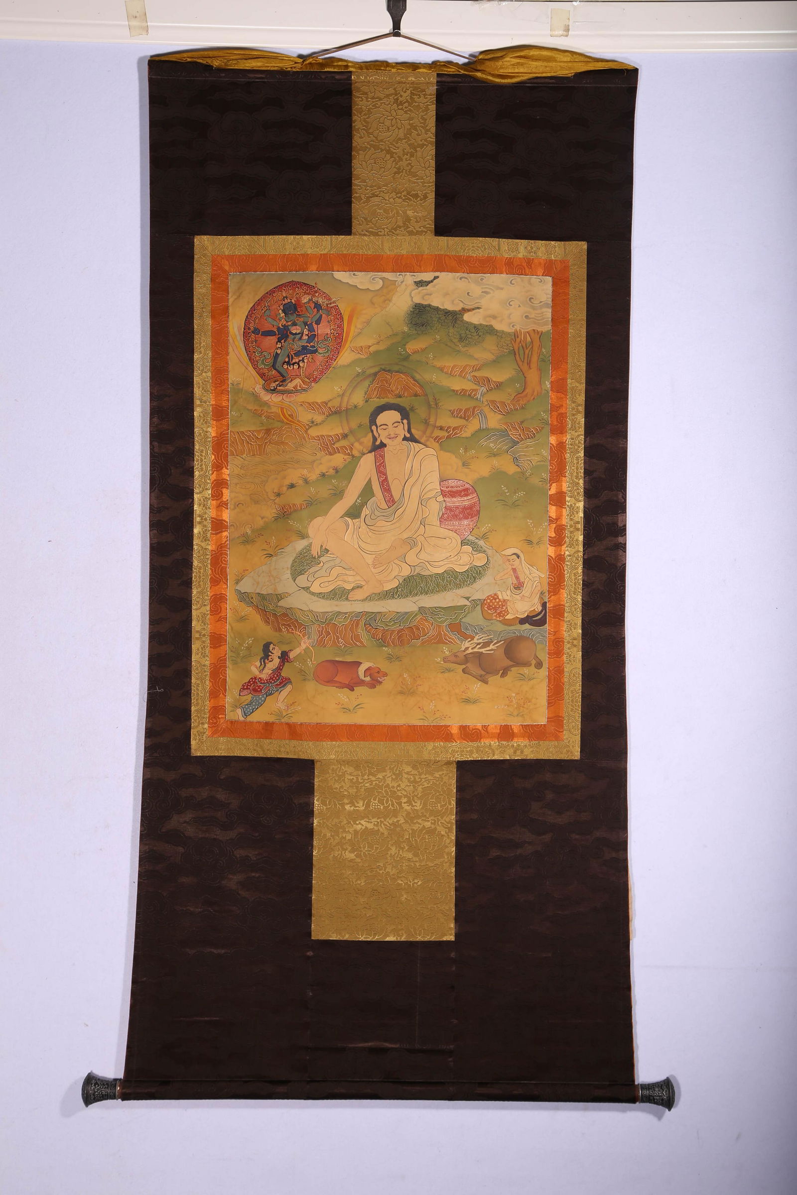Embroidered Thangka of Deity (1 of 7)