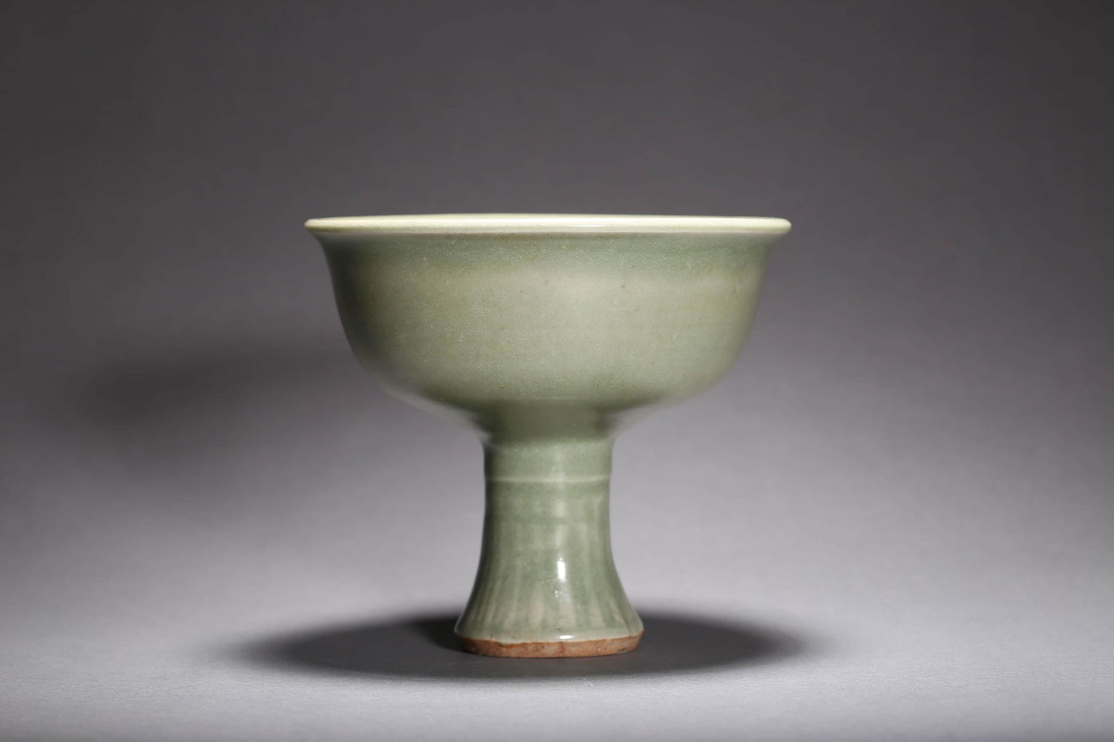 Longquan Kiln Celadon-Glazed Stem Cup (1 of 6)