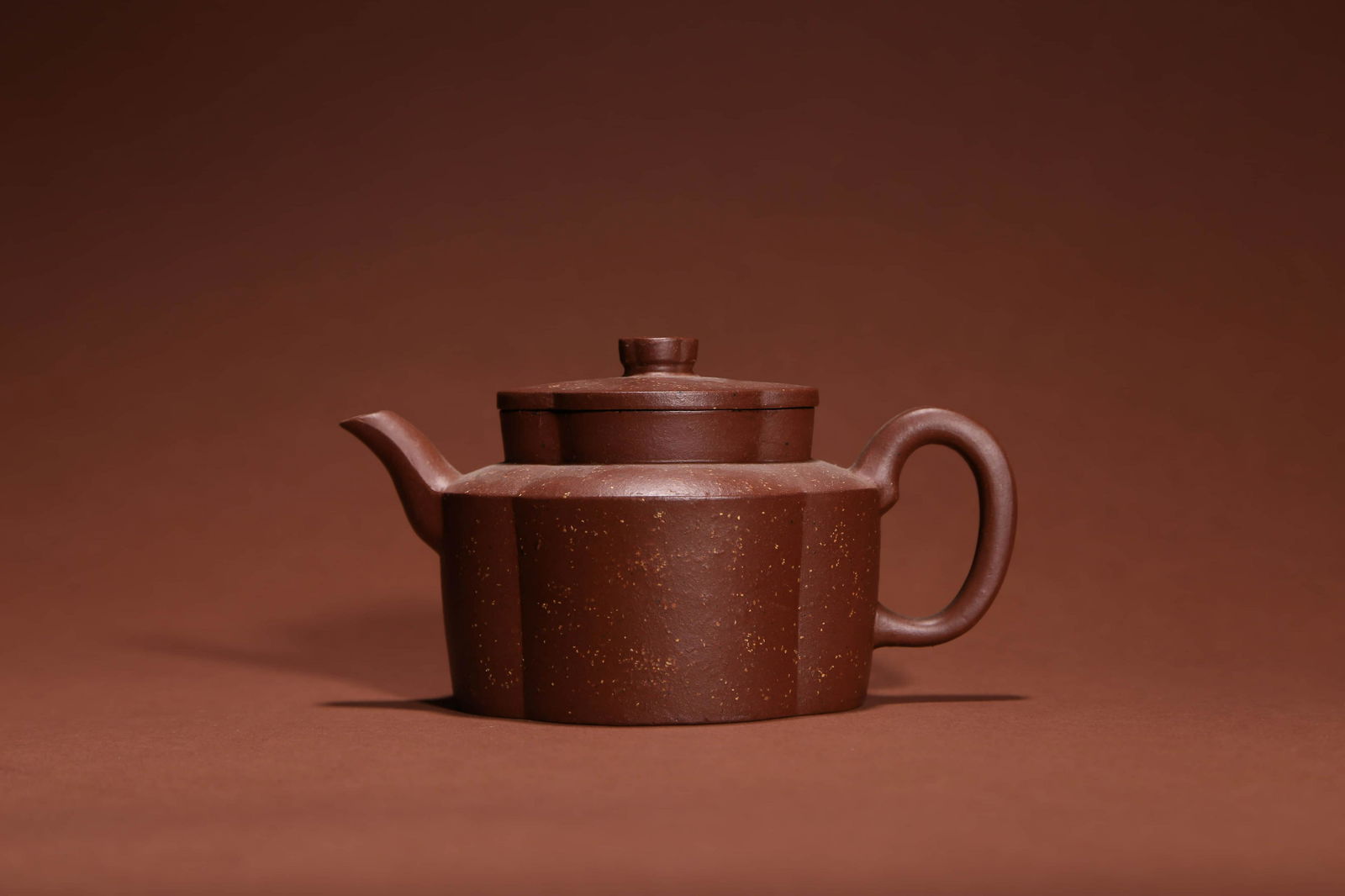 Chinese Zisha Begonia-Shape Pot (1 of 4)