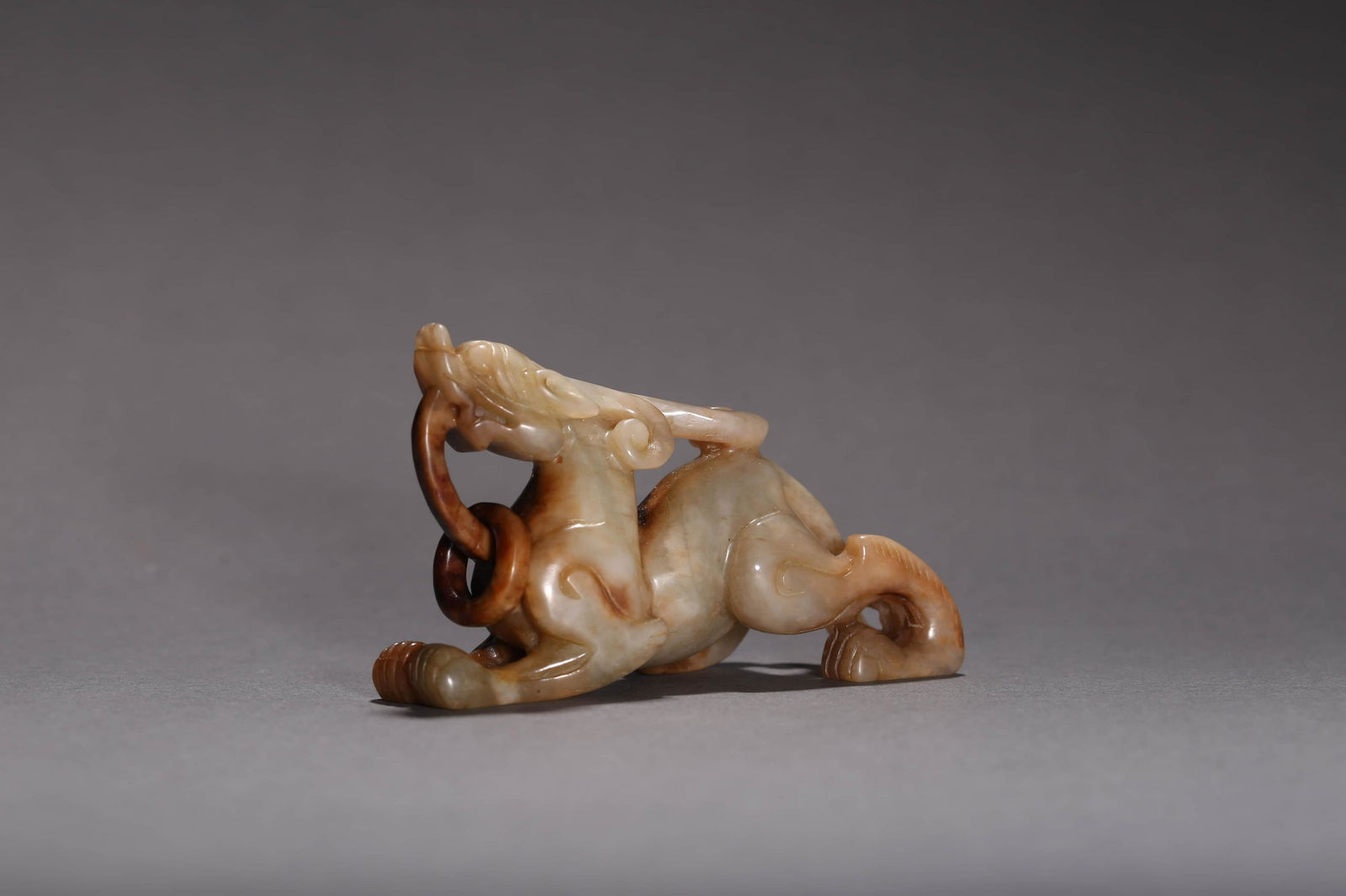 Carved Jade Auspicious Beast (1 of 8)