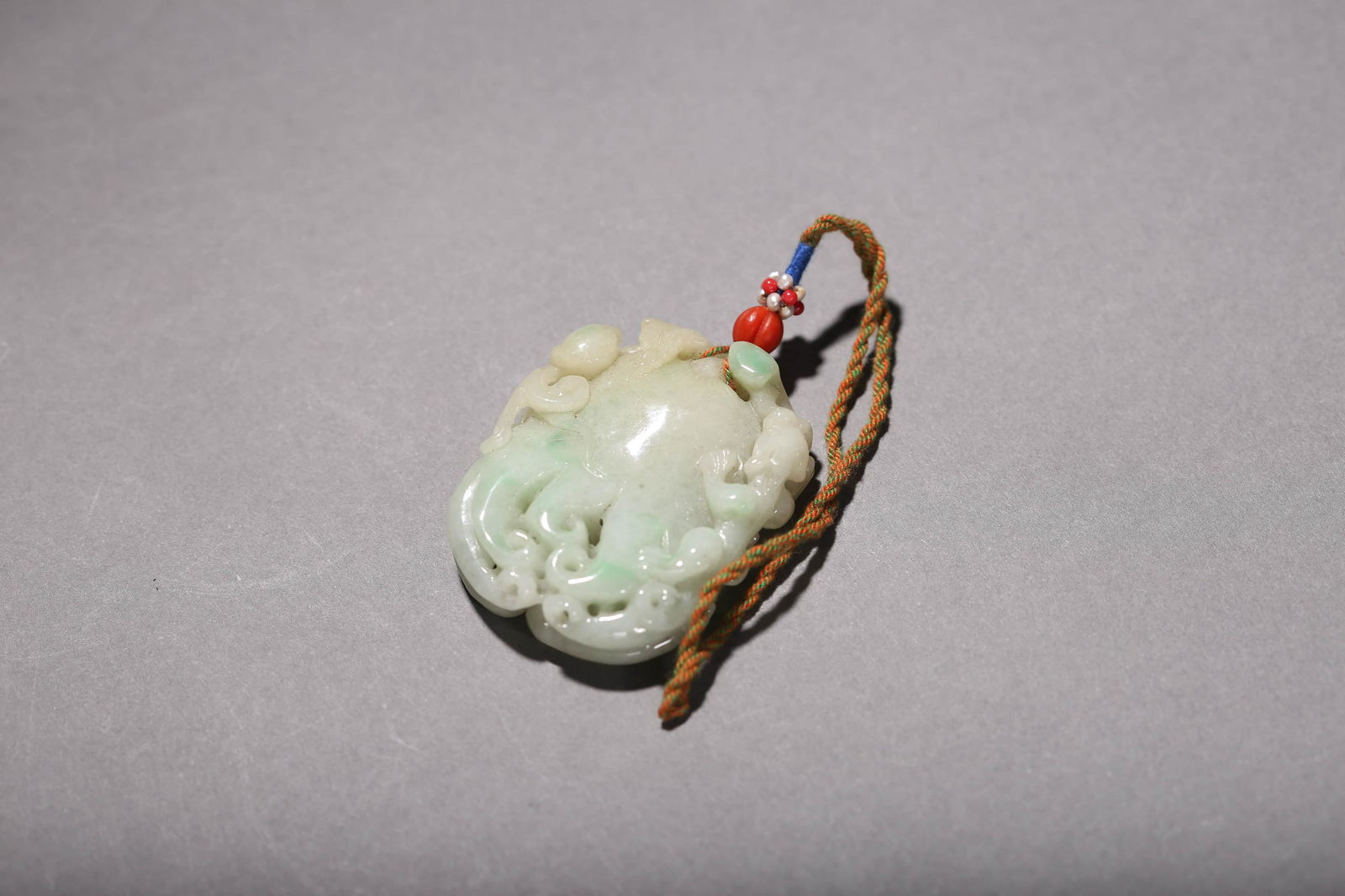 Carved Jadeite Buddhaâ€™S Hand Citron Pendant (1 of 3)