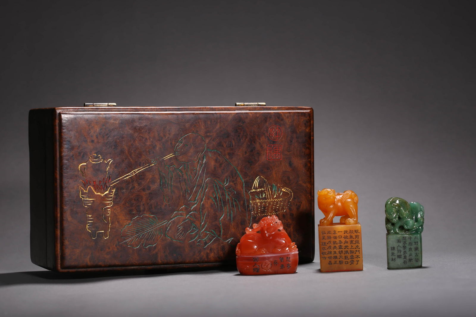 Group of Shoushan Stone Seals (1 of 14)