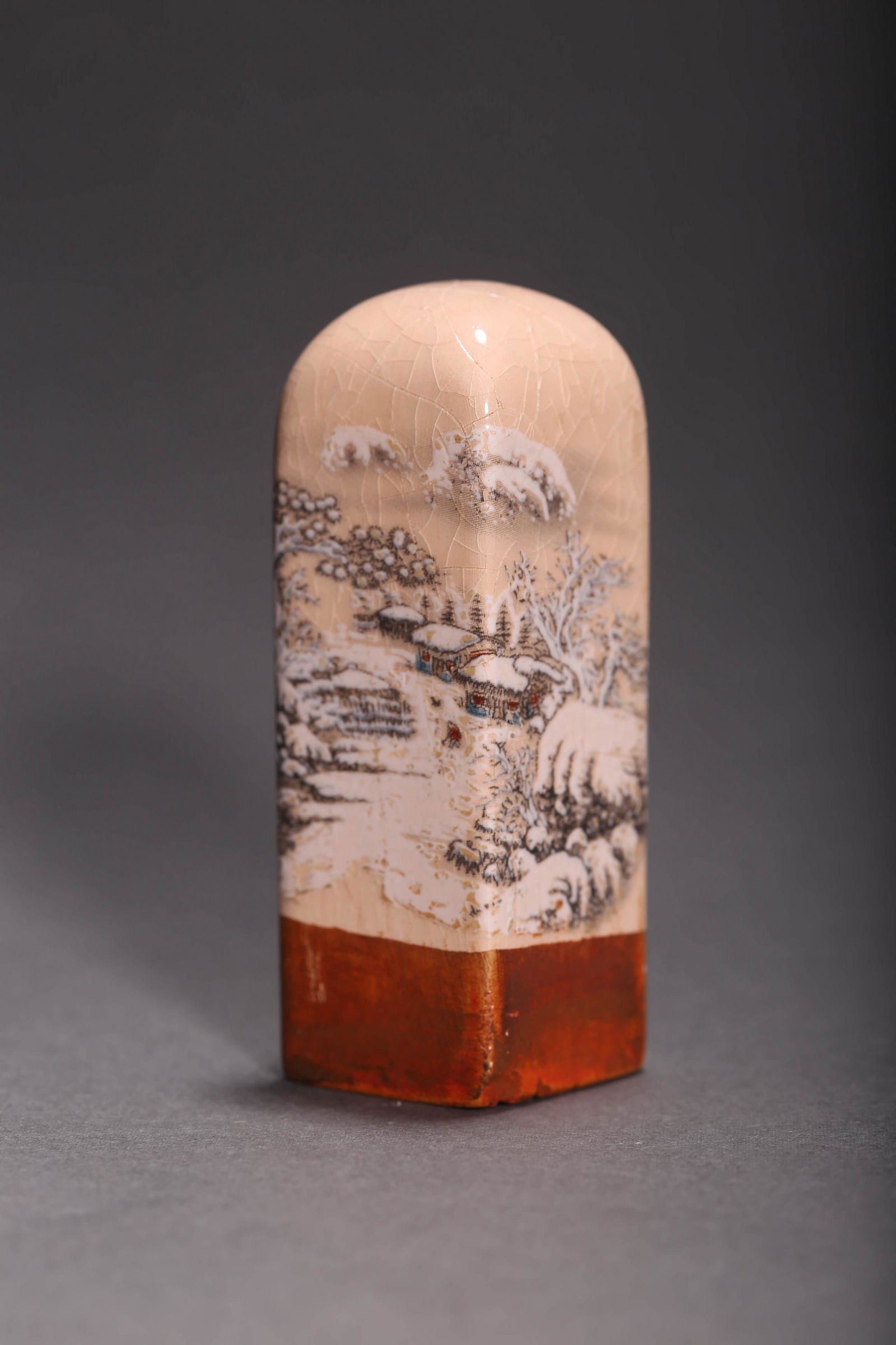 Famille Rose Snow Scenery Seal (1 of 3)