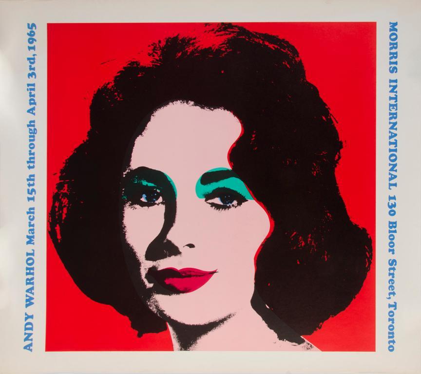 Andy Warhol (American 1928-1987) Offset Lithograph Liz (1 of 1)