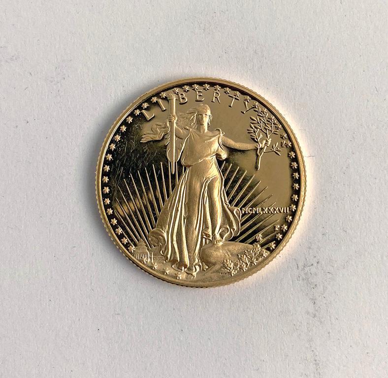 Half Ounce Fine Gold Liberty Coin (1 of 2)