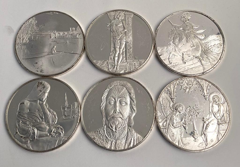 6 Sterling 100 Greatest Masterpiece Coins (1 of 4)
