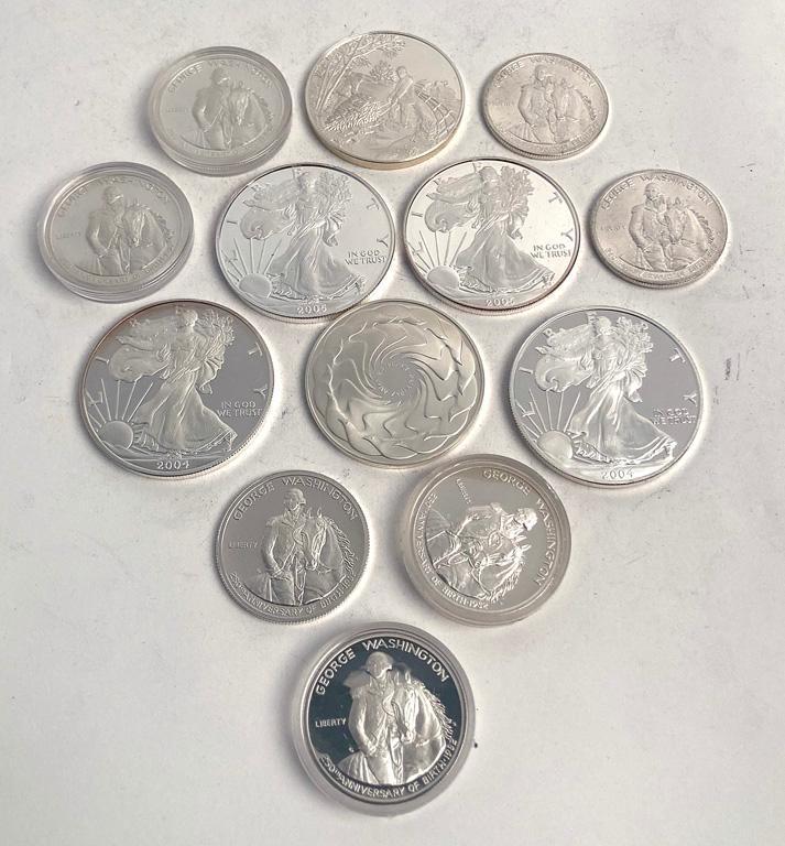 A Grouping of Various Silver Coins (1 of 2)