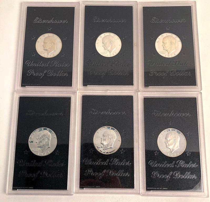 Group of United States Eisenhower Liberty Dollars (1 of 3)