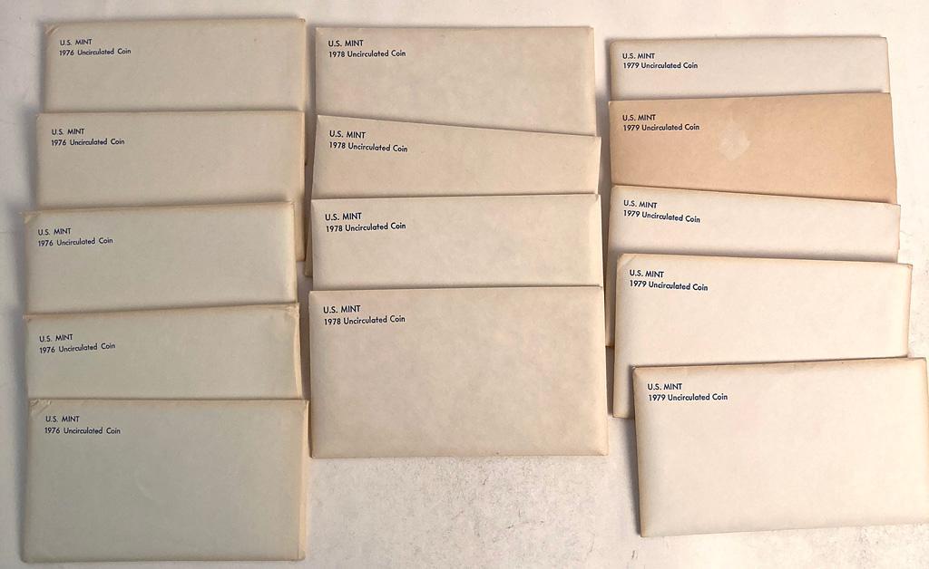 A Group of U.S. Mint Uncirculated Coin Sets (1 of 3)
