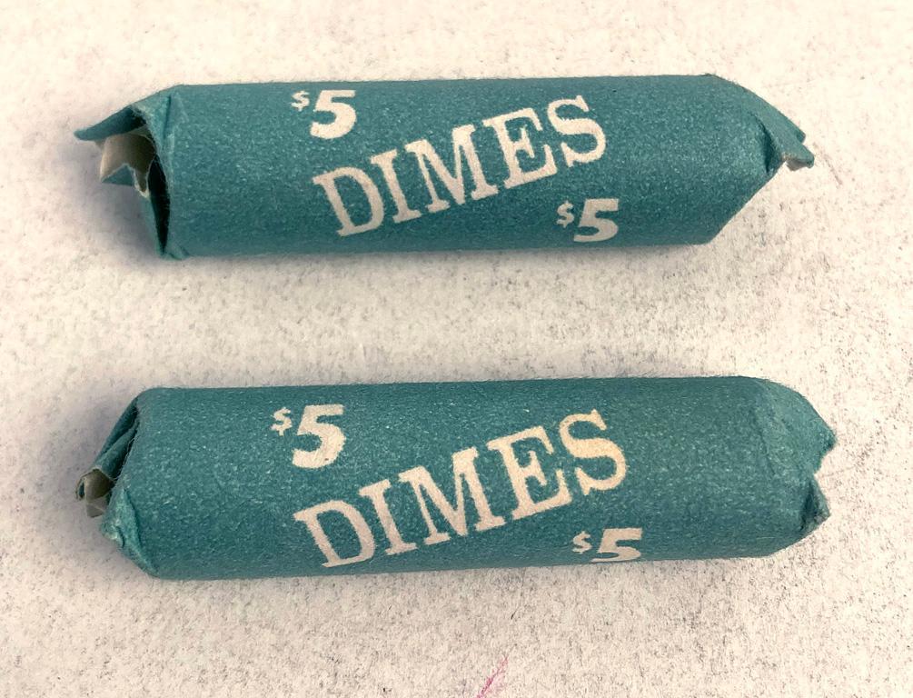 Two United States Mercury and Roosevelt Dime Five (1 of 2)