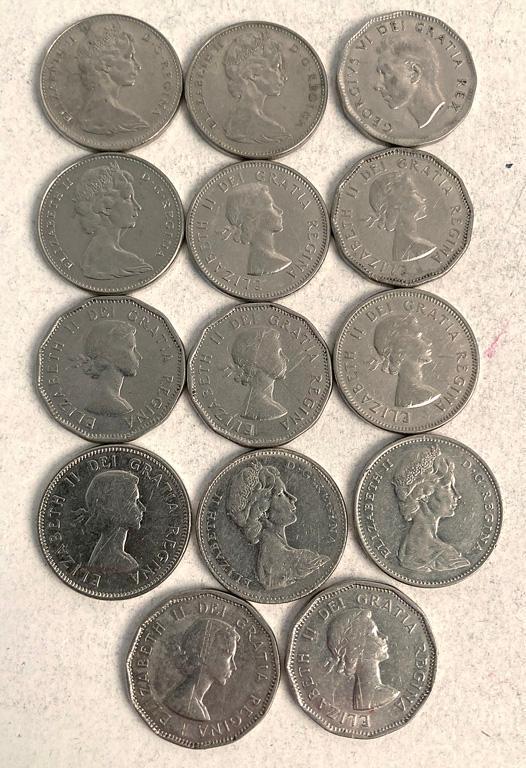 A Grouping of Canadian Coins (1 of 6)