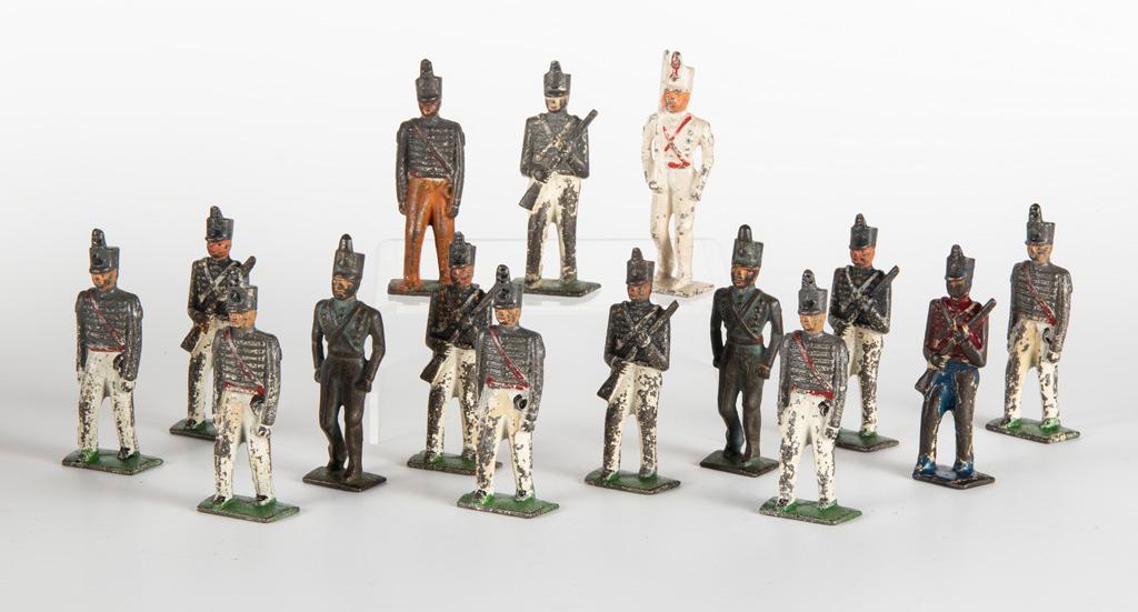 A Group of US Military Academy Lead Toy Soldiers (1 of 2)