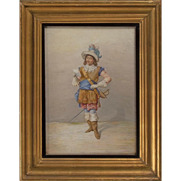 A Large Scale Micro Mosaic of a European Cavalier (1 of 4)