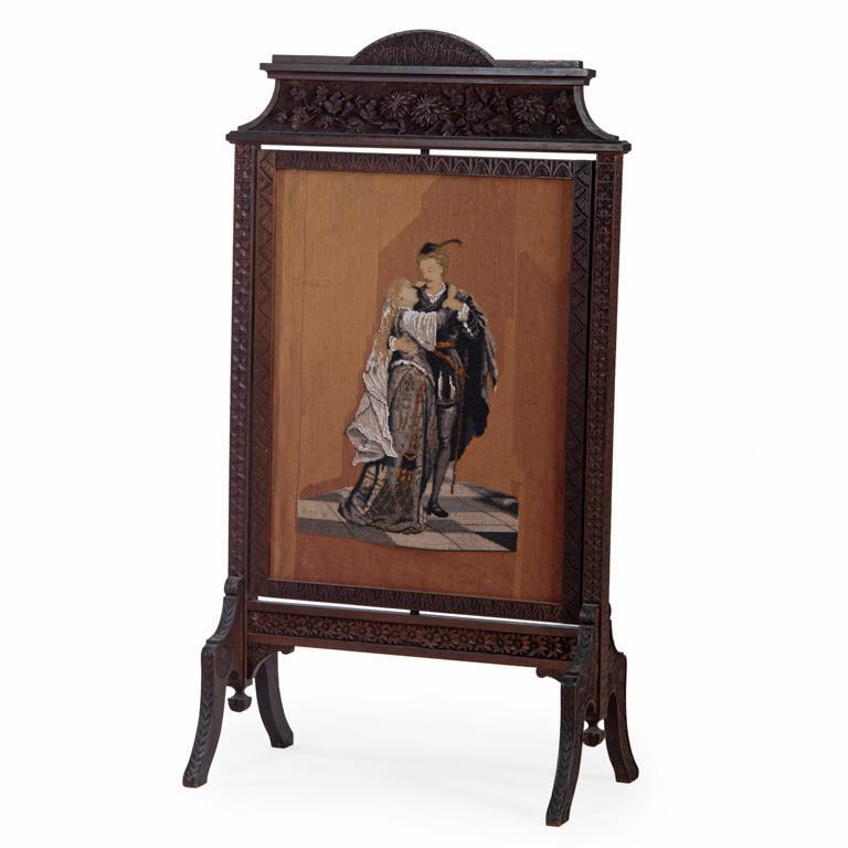 A Cincinnati Art Carved Firescreen (1 of 2)