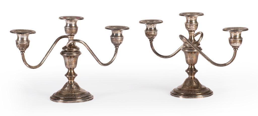 Two Sterling Silver Candelabras by Empire (1 of 3)
