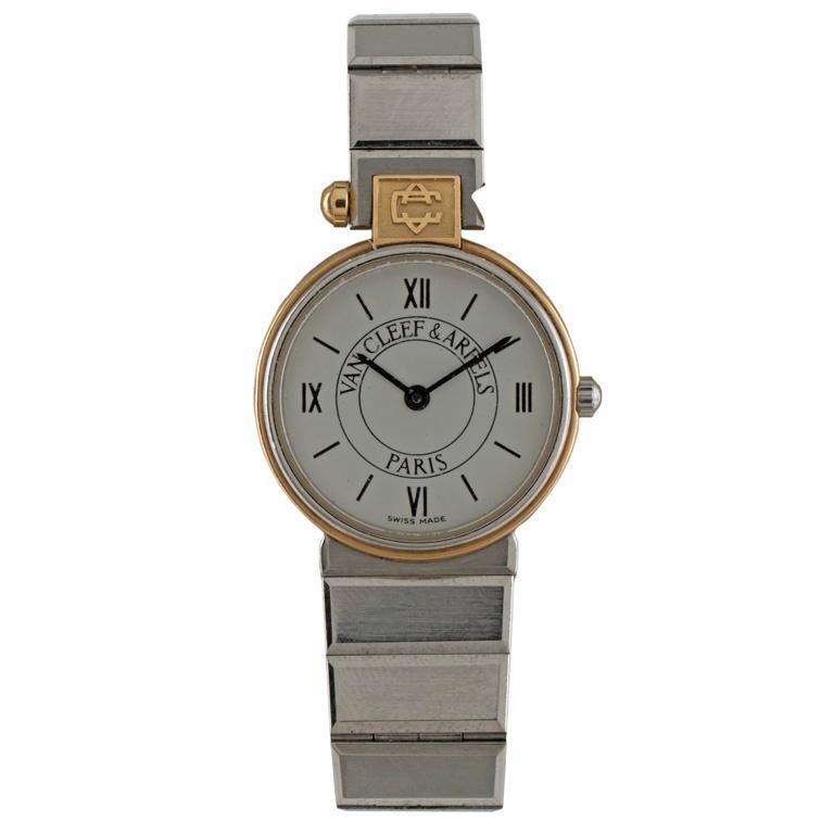 A Van Cleef & Arpeis La Collection 18K and Stainless Watch (1 of 3)
