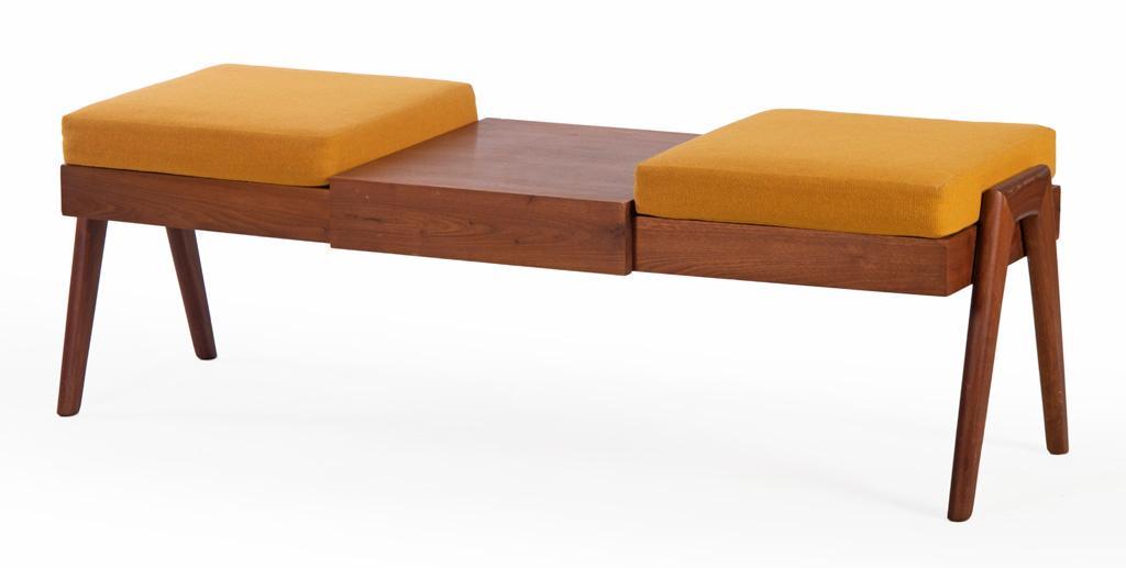 A Mid Century Modern Otmar Teak Bench (1 of 4)