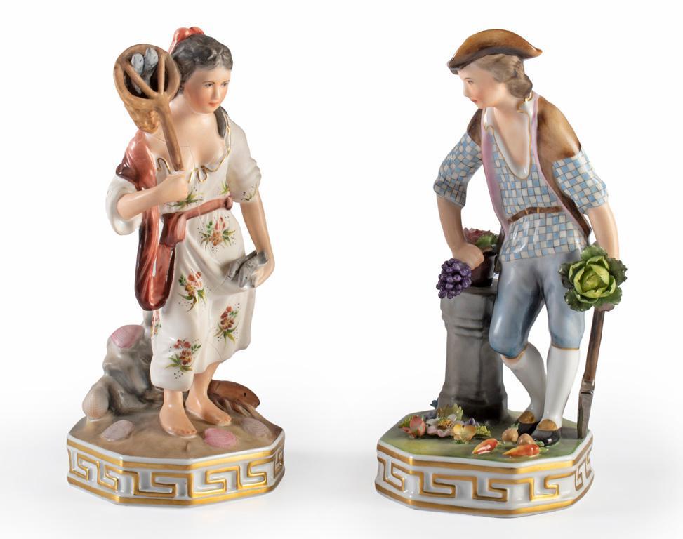 Two Royal Crown Derby Porcelain Figures (1 of 4)