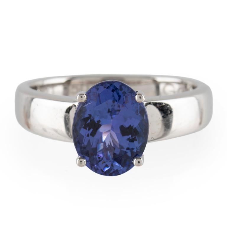 A 950 Platinum Tanzanite Ring (1 of 3)