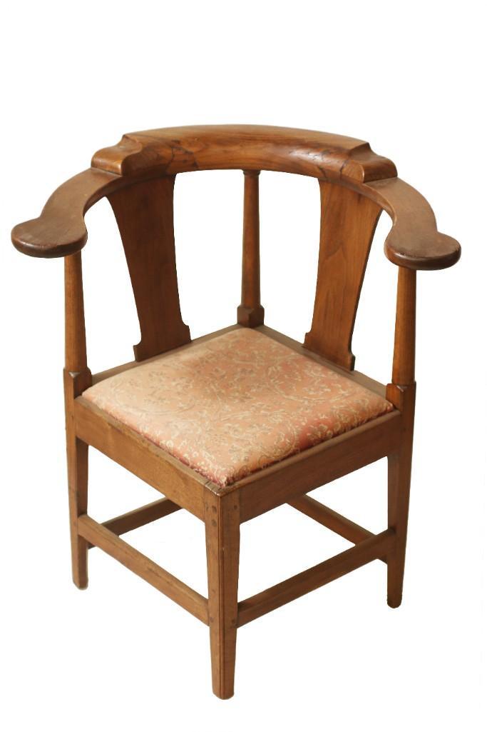 Antique Walnut Corner Chair (1 of 3)