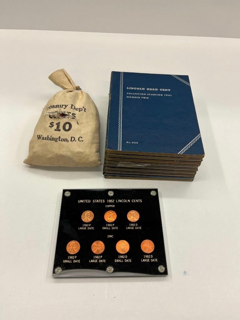 Large Group of American Pennies (1 of 9)