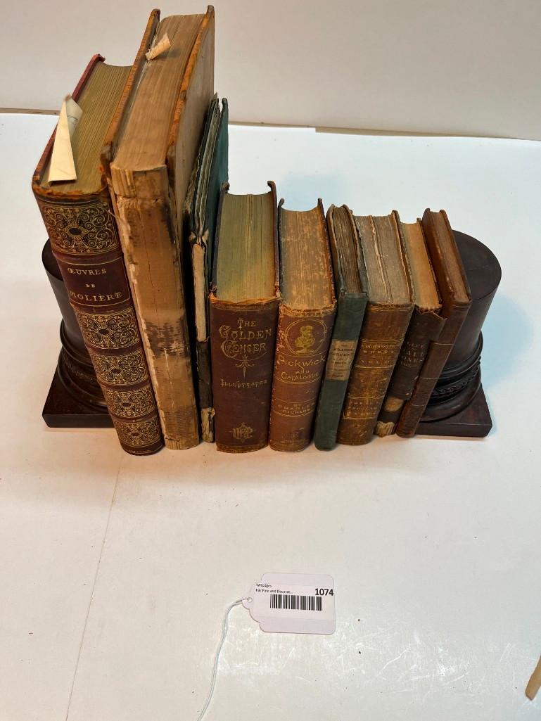 Lot of 10 Antique Books and Various Writings (1 of 13)
