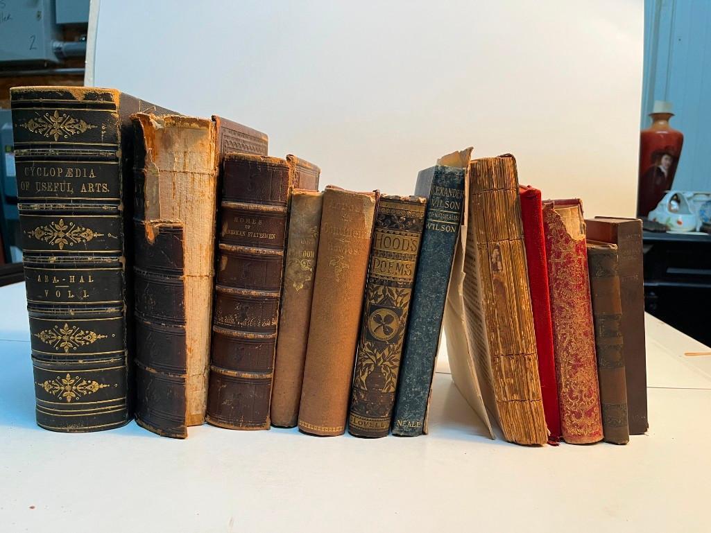 Lot of 12 Antique Books (1 of 20)