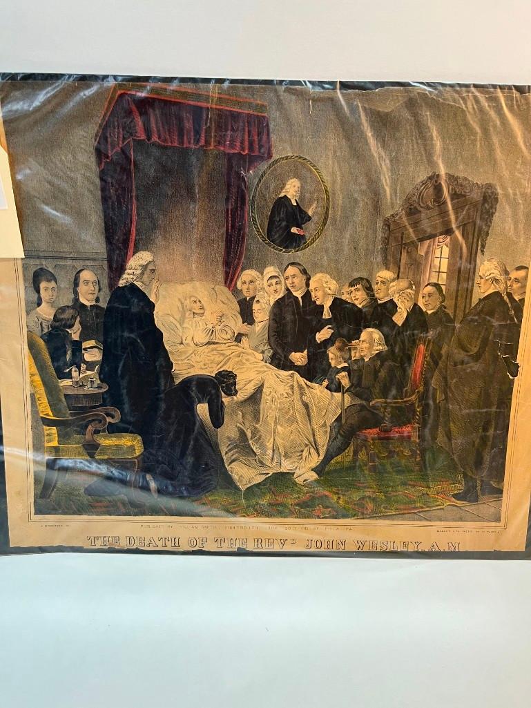 The Death of the Revd. John Wesley A.M. Lithograph By William Smith (1 of 5)