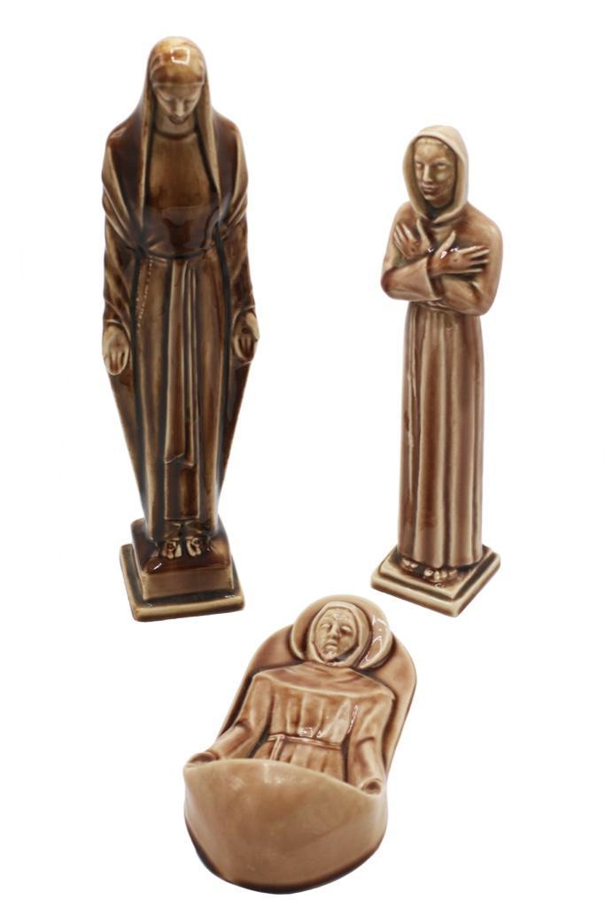 Rookwood Pottery Monk and Nun Figurines, Marie C. Zanetta (1 of 4)