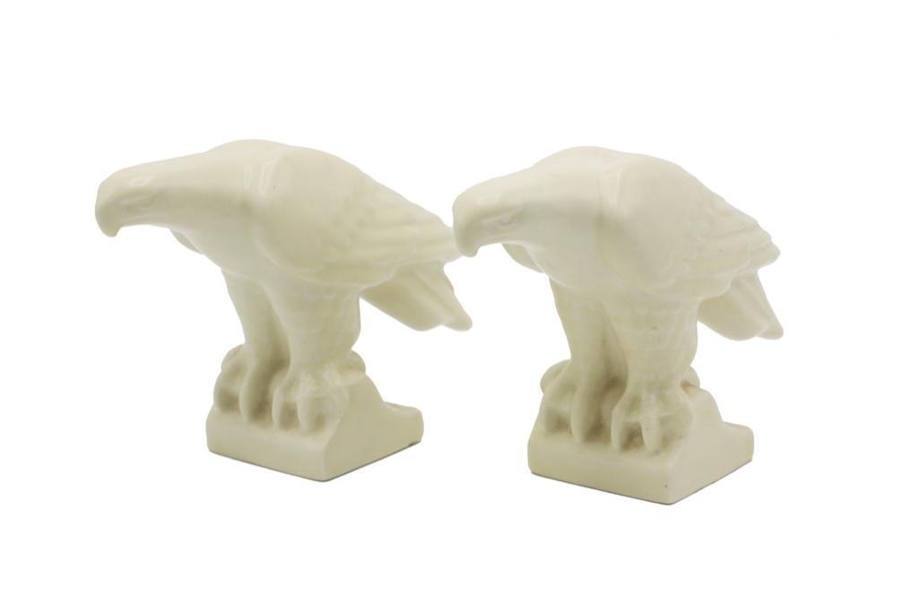 A Pair of Rookwood Eagle Bookends (1 of 3)