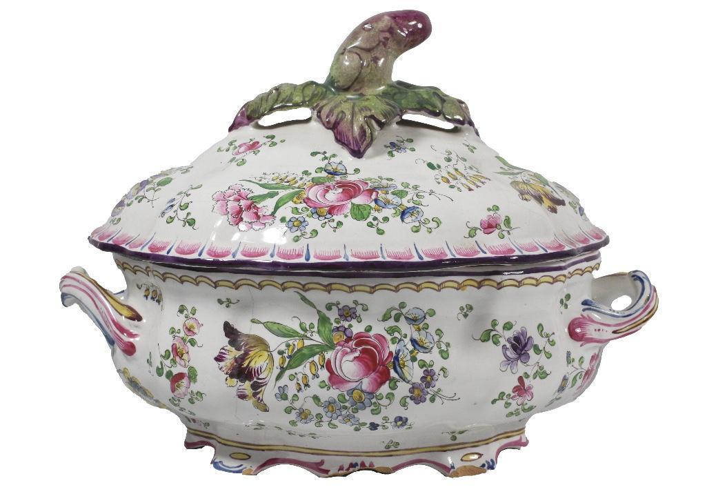A French 19th Century Faience Tureen (1 of 7)