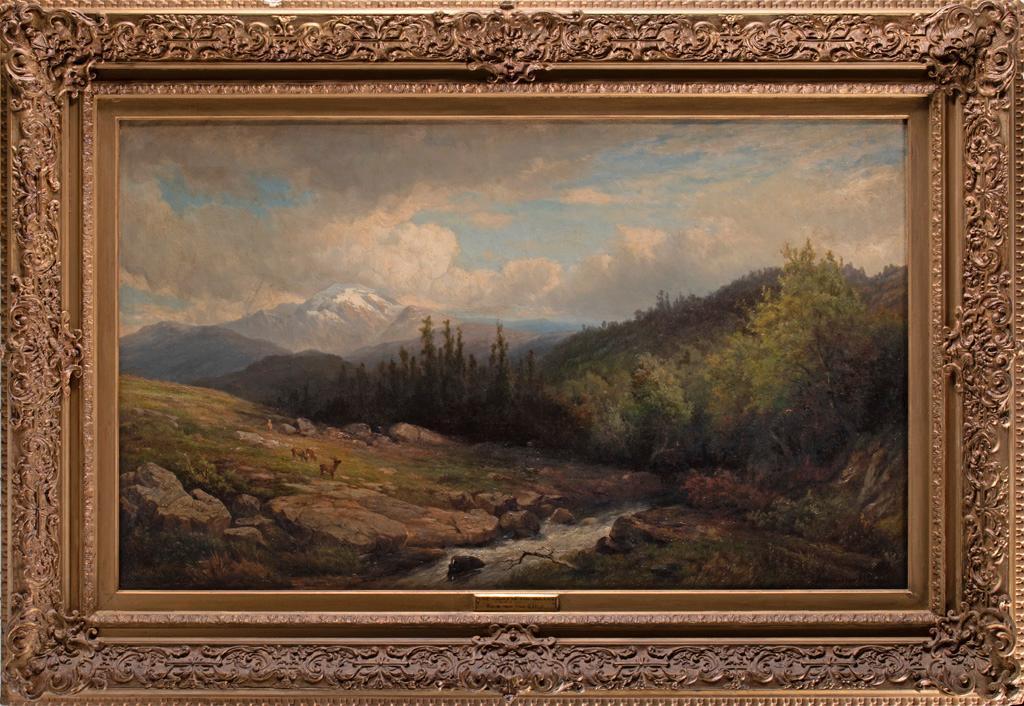 An Oil on Canvas Landscape by Hendrik D. Kruseman Van Elten (1 of 5)