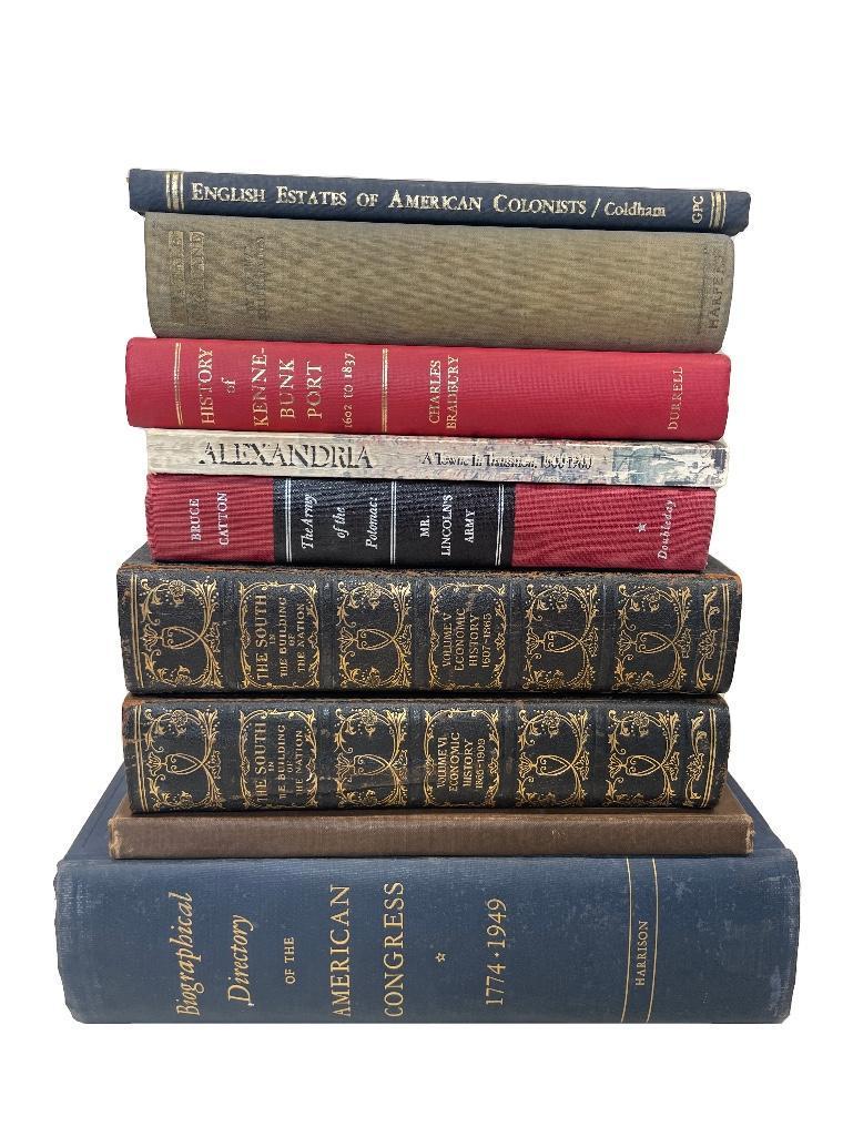 A lot of Early American and Civil War Historical Books (1 of 5)