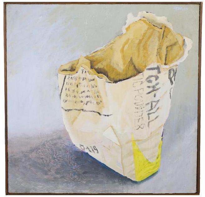 Howard Storm (20th Century) Contemporary Oil Painting: Cincinnati, 20th century. Oil on board by Howard Storm, 1971. Signed upper right corner. Marked verso. 23.0" L x 23.0" H. Howard Storm was born in Newton, Massachusetts in 1946. He was a profe