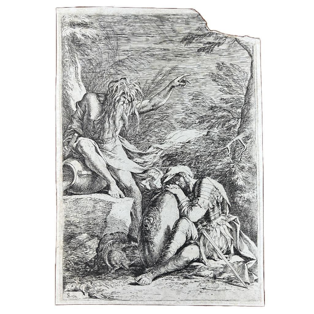 Salvator Rosa (1615-1673) The Dream of Aeneas (1 of 2)
