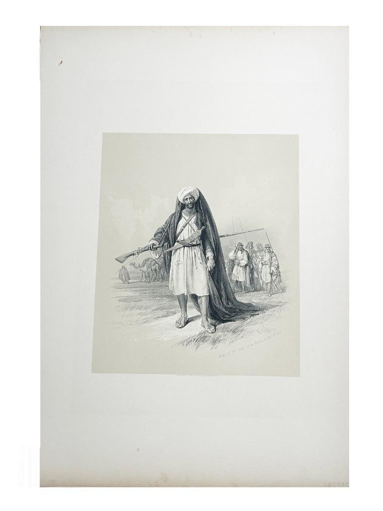 Roberts, after David (1796-1864), original lithograph on paper, titled, signed and dated in plate, (1 of 2)