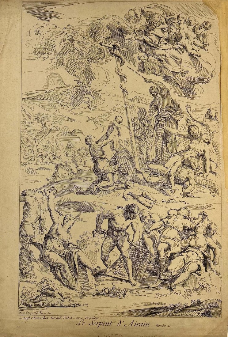'Le Serpent d'Airain' by Raymond de La Fage (French, 1650–1684) (1 of 2)