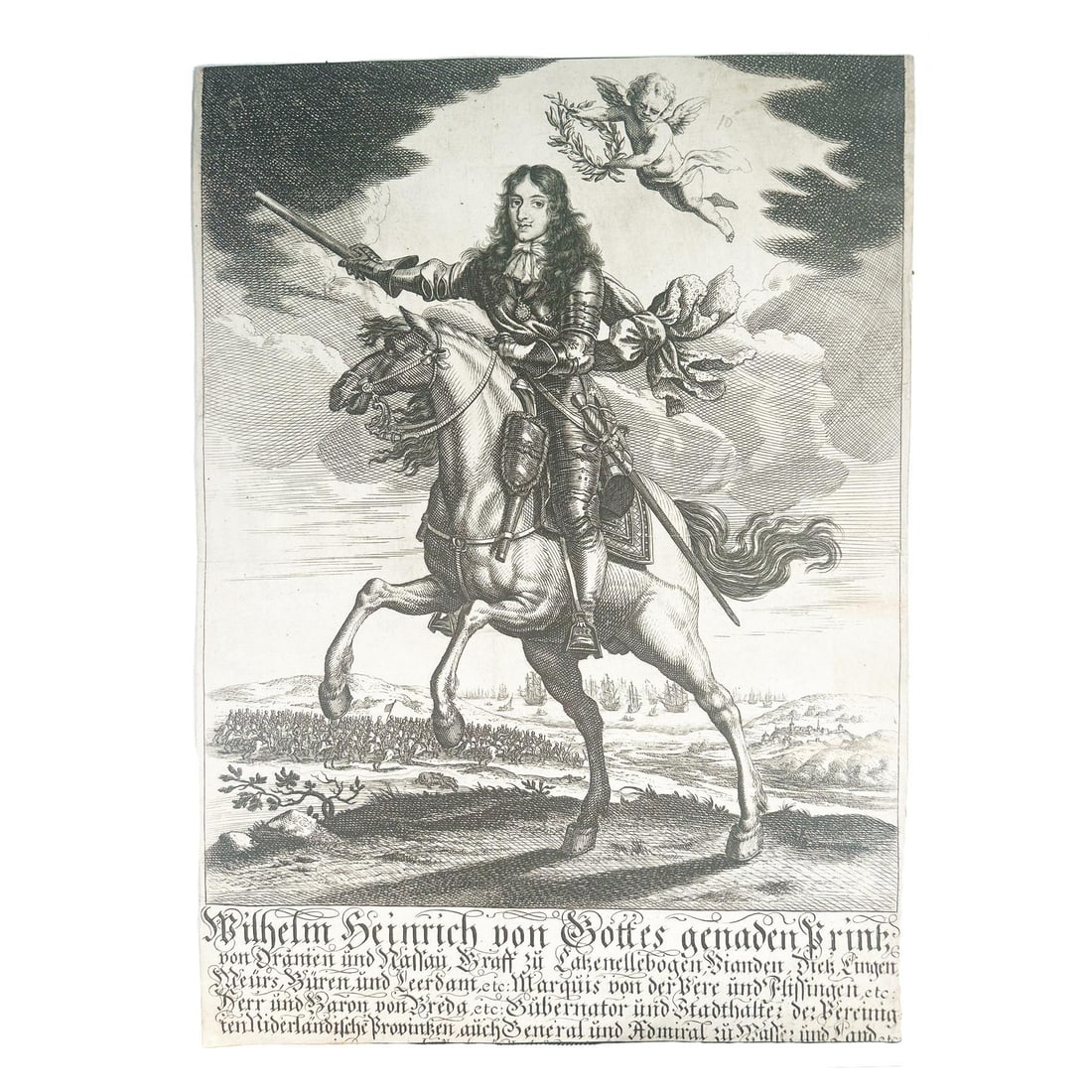 'William III' by Jacob Von Sandrart (Germany, 1630-1708) (1 of 2)