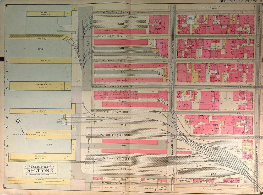 Atlas of the Borough of Manhattan, City of New York, Vol II 1906 (1 of 13)
