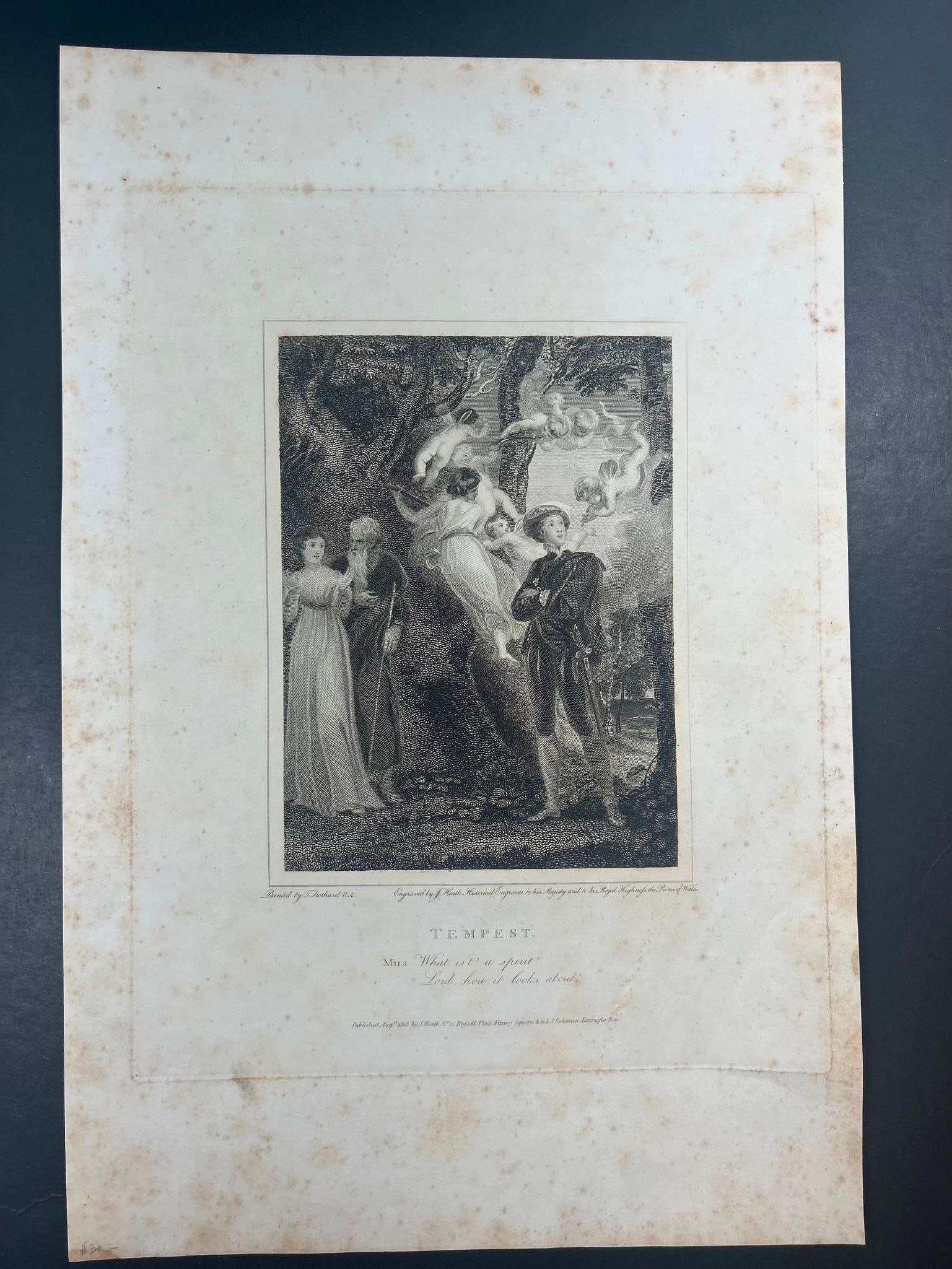 'Tempest' Copperplate Engraving c. 1818 (1 of 1)