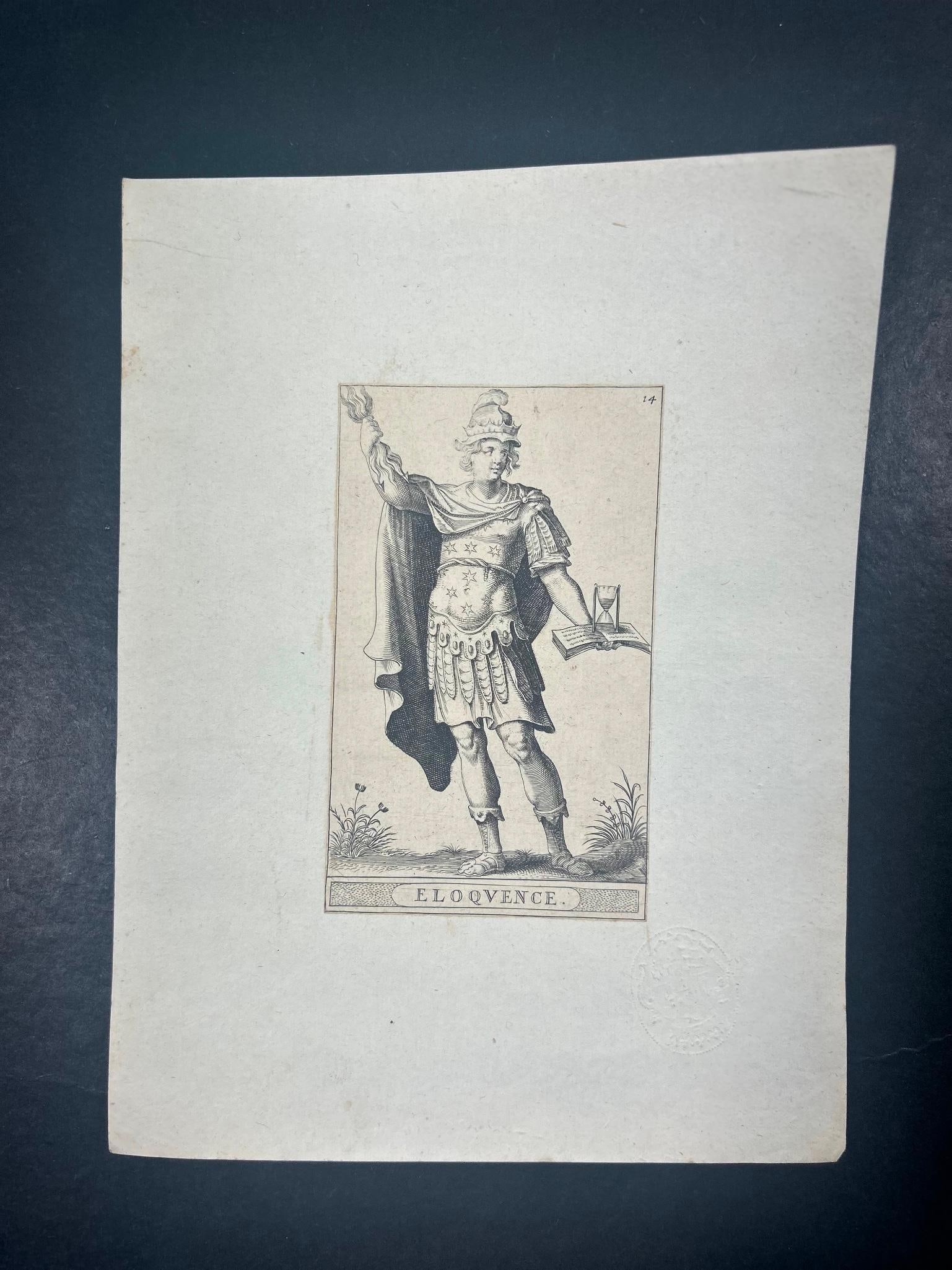 1800s 'Eloquence' Engraving (1 of 1)