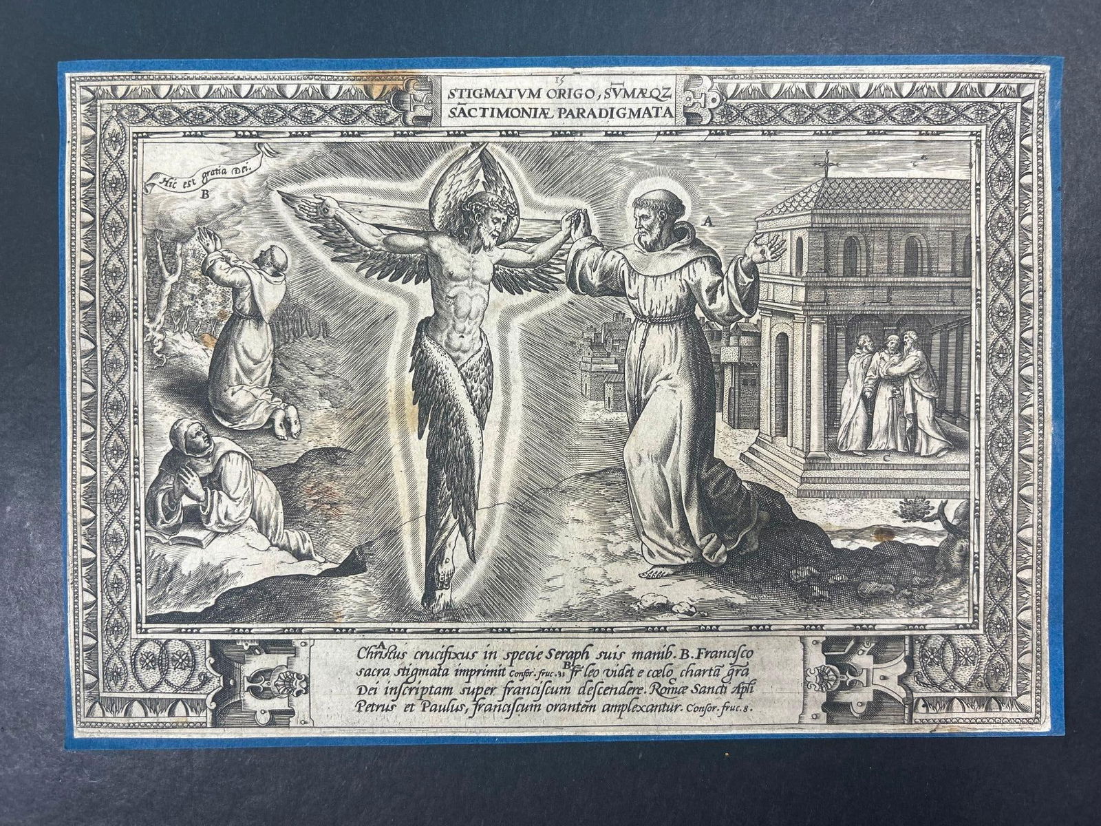 A Religious Etching by Philips Galle (1537-1612) (1 of 1)