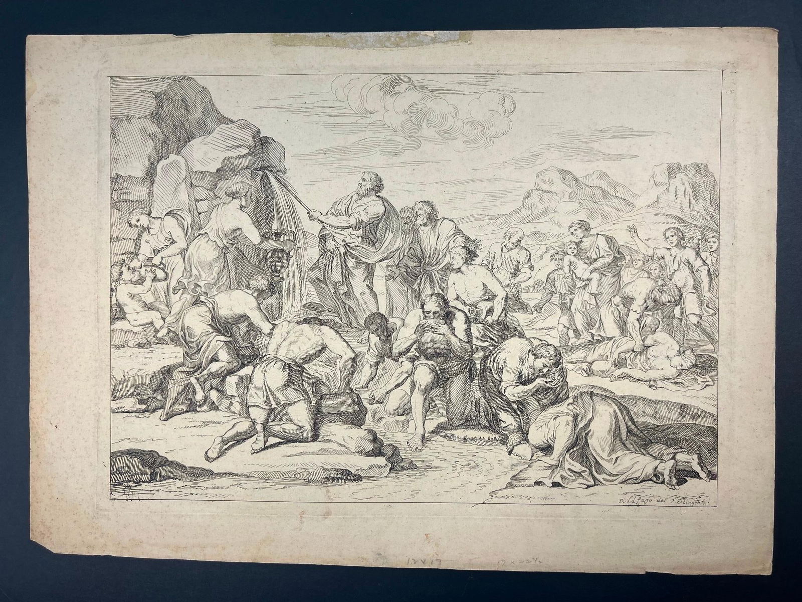 An Engraving by Lafage and Franz Ertinger (1640-1710) (1 of 2)