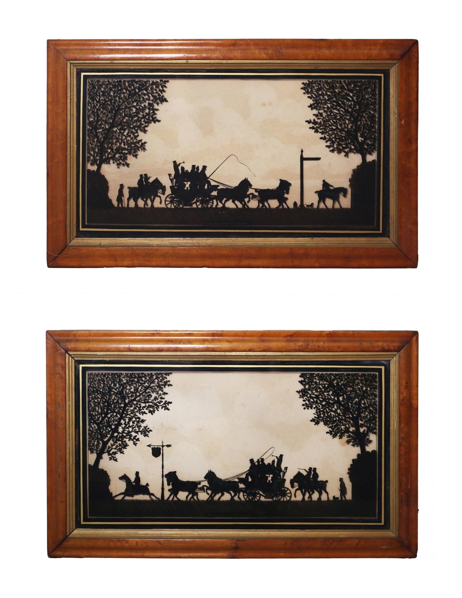 A Pair of19th Century British School Silhouette Portraits (1 of 7)