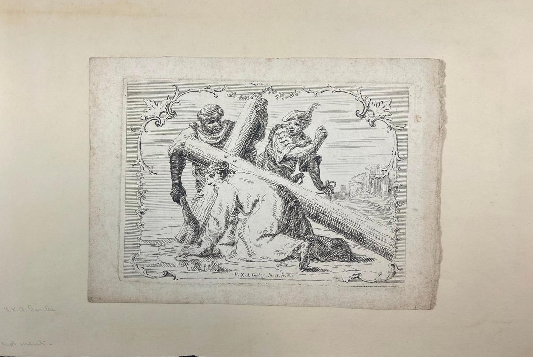 Antique Engraving by F.X.A Ginter (1 of 3)