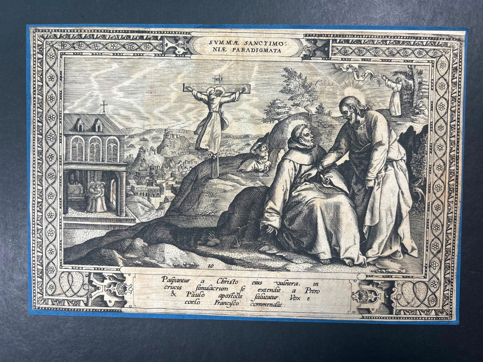 A Religious Etching by Philips Galle (1537-1612) (1 of 1)