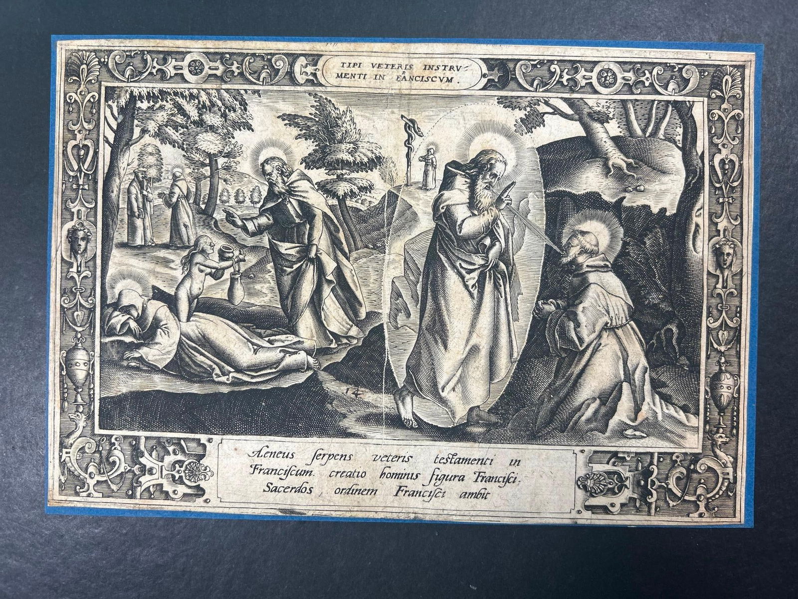 A Religious Etching by Philips Galle (1537-1612) (1 of 1)