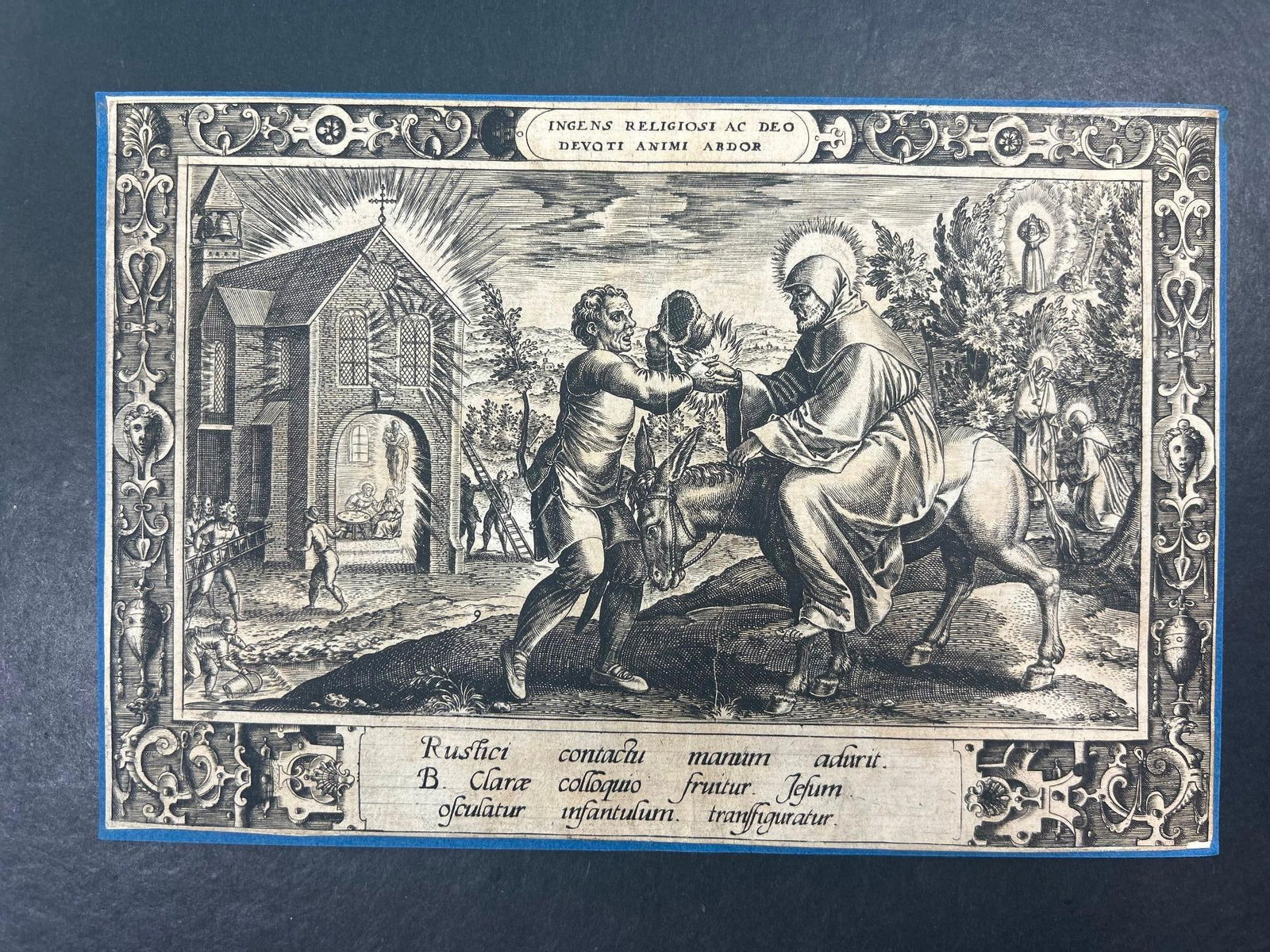 A Religious Etching by Philips Galle (1537-1612) (1 of 1)