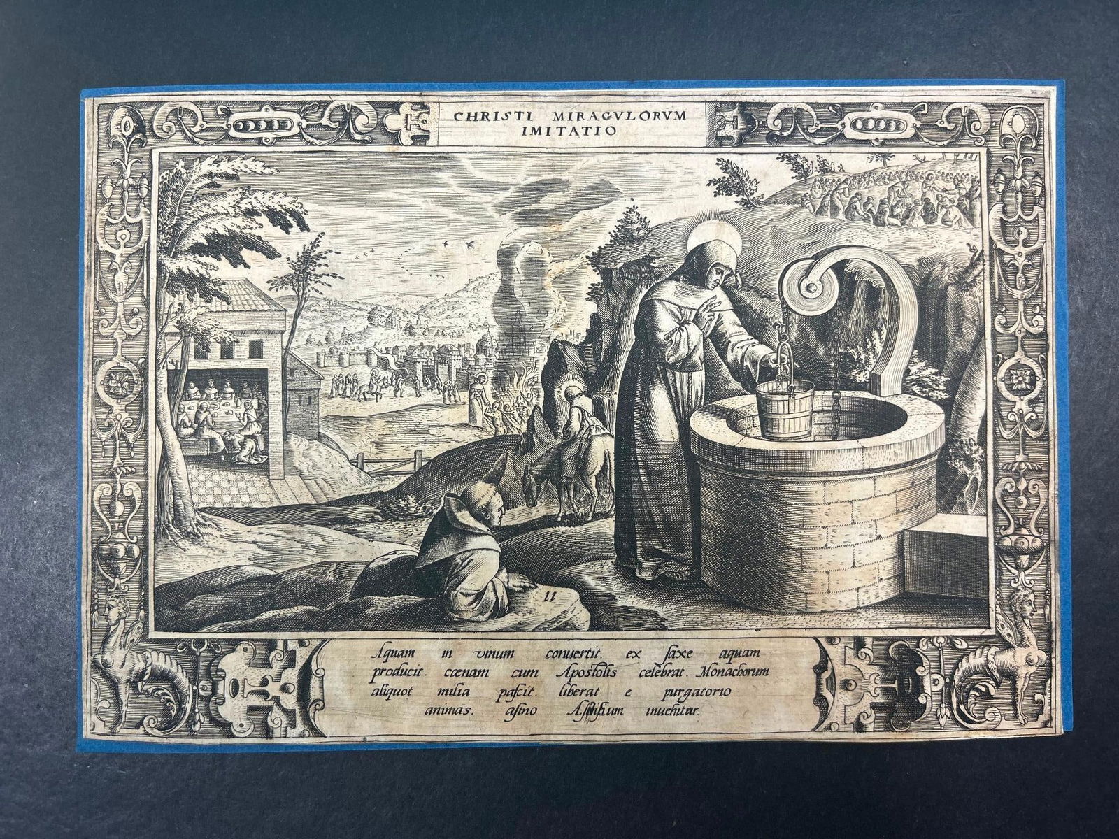 A Religious Etching by Philips Galle (1537-1612) (1 of 1)